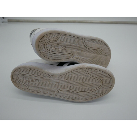 6.5 Adidas Woman's Pace VS Cloudfoam White Leather Casual Shoes Sneakers Size - Picture 5 of 5